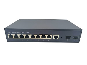 BRAVO 10 Ports Managed POE Switch